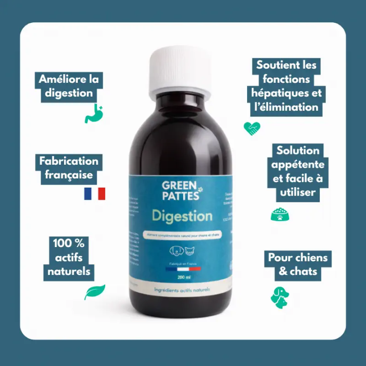 Complément Digestion pour chien et chat - Confort digestif