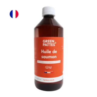 Huile de Saumon pour chien et chat - Oméga 3 pour Pelage et Articulation