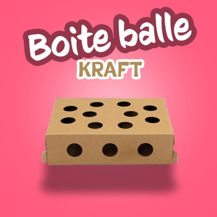 Boite balle Kraft