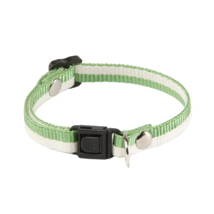 Collier réglable pour chat – Collection « Bambou » vert
