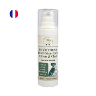 Dentifrice naturel chien et chat Phyto'Dent en pâte