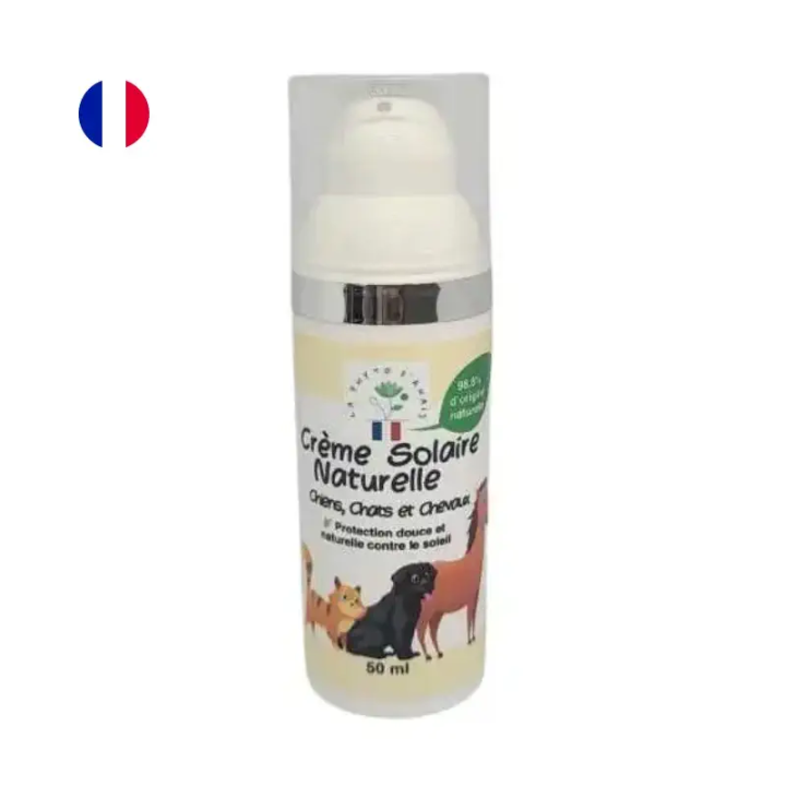 Crème solaire naturelle pour chien, chat et cheval – 50 ml