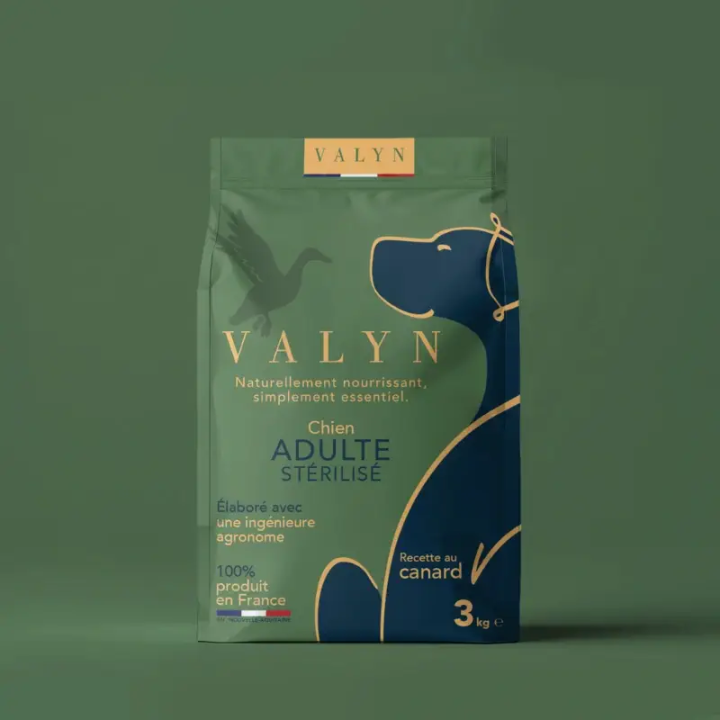 Croquettes Canard pour chien adulte stérilisé, sédentaire ou en surpoids