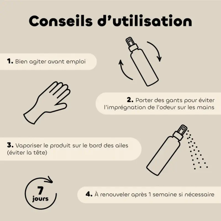 Lotion anti-picage poules Biovetol – répulsif naturel basse-cour