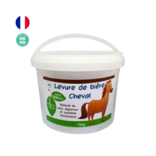 Levure de Bière pour Cheval 750g – Complément Naturel Peau, Pelage & Digestion