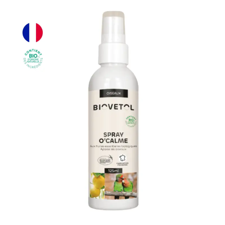 Spray O’Calme oiseaux Biovetol – Ambiance apaisante naturelle