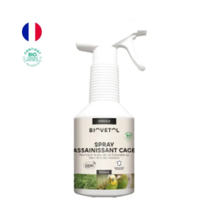 Spray assainissant cage oiseaux Biovetol