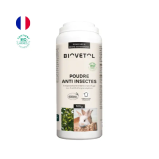 Poudre anti-insectes rongeurs et petits mammifères bio