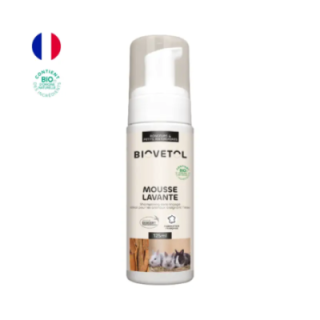 Mousse lavante pelage rongeurs et petits mammifères