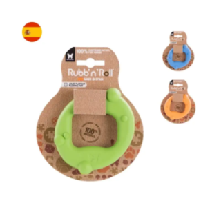 Anneau flottant Rubb'N'Roll en caoutchouc naturel pour chien – 10 x 6 cm
