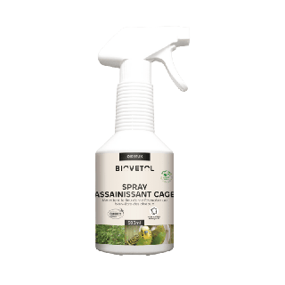 Spray assainissant cage oiseaux 500 ml | Biovetol