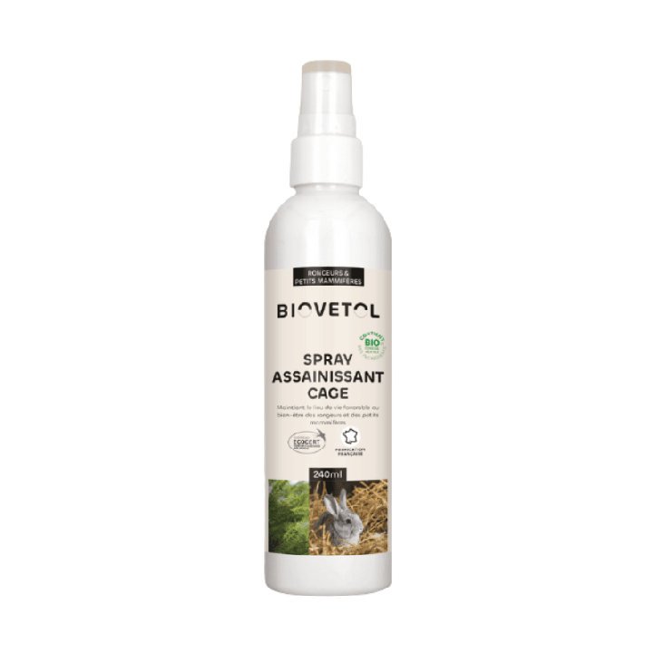 Spray assainissant cage rongeurs Biovetol | GREENPATTES