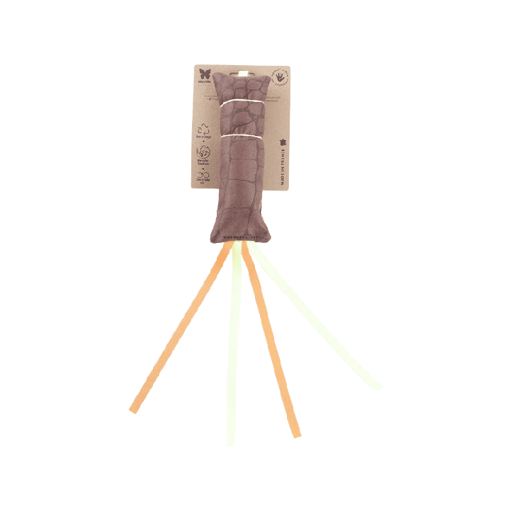 Jouet cuir avec cataire pour chat Le Long | GREENPATTES