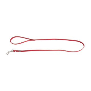 Laisse en cuir classique rivetée pour chien – Rouge | GREENPATTES
