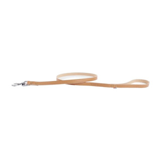 Laisse en cuir 100 rivetée pour chien – Naturel | GREENPATTES