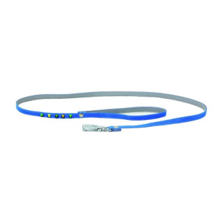 Laisse en cuir Color pour chien – Bleu, largeur 1,5 cm | GREENPATTES