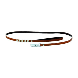 Laisse en cuir d’agneau Chic pour chien – largeur 1,5 cm | GREENPATTES