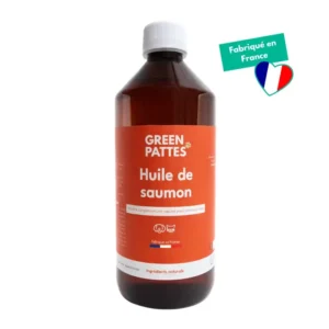 Huile de Saumon pour chien et chat – Oméga 3 pour Pelage et Articulation