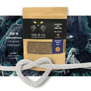 Maquereau entier haché BARF lyophilisé – Oméga 3