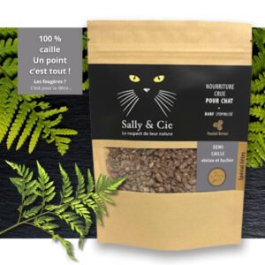 Demi Caille hachée BARF lyophilisée – Alimentation naturelle