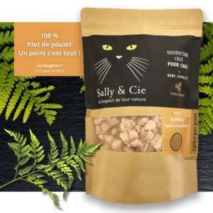 Bouchées de poulet BARF lyophilisées – Alimentation naturelle