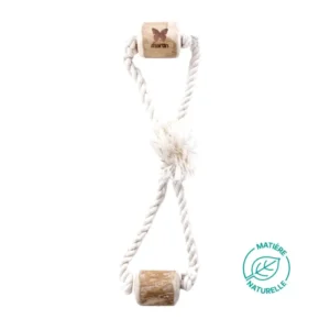 Jouet bois de caféier – Expresso Super 8 à mâcher chien