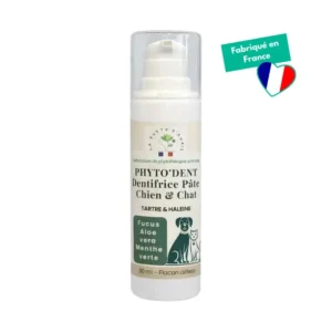 Dentifrice naturel chien et chat Phyto'Dent en pâte