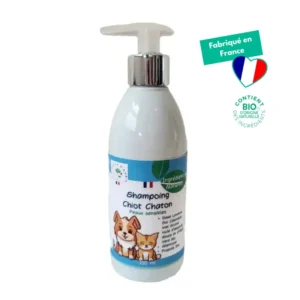 Shampoing chiot et chaton – Soin doux naturel pour peaux sensibles