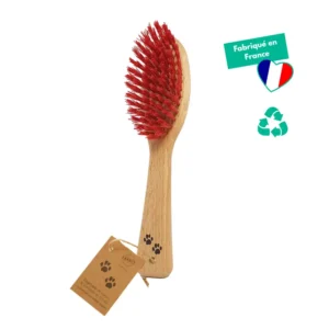 Petite brosse pelage soyeux pour chiens, chats et rongeurs