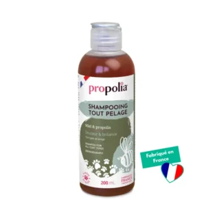 Shampoing tout pelage miel et propolis pour chiens et chats