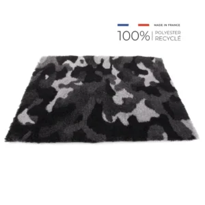 Tapis PetBed Motifs camouflage gris pour chien et chat