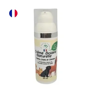 Crème solaire naturelle pour chien, chat et cheval