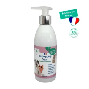 Shampoing naturel chien et chat – Soin doux peaux sensibles - 250 ml