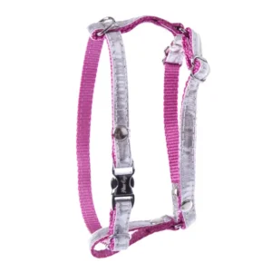 Harnais nylon pour chat - Collection New Disco rose