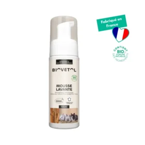 Mousse lavante pelage rongeurs et petits mammifères